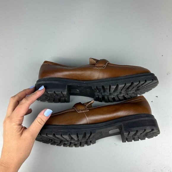 Madewell The Bradley Lugsole Loafer in Leather in Stable Brown - Picture 4 of 6